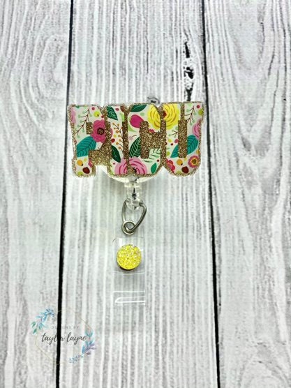 PICU Badge Reel - Pediatric Intensive Care Unit Badge Reel - Nurse Badge Reel - Cute Badge Reel
