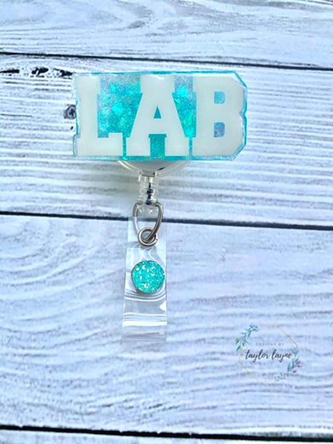 LAB Badge Reel Cute Badge Reel Nurse Badge Reel Medical Etsy