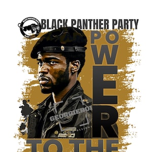 Tributo 1 del Partido Pantera Negra de Historia Negra - Descarga instantánea PNG