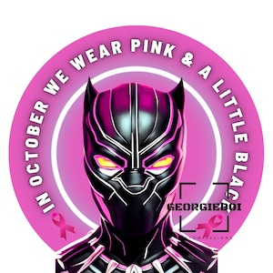 A ottobre indossiamo Pink & Little Black Version 1 - PNG (trasparente)