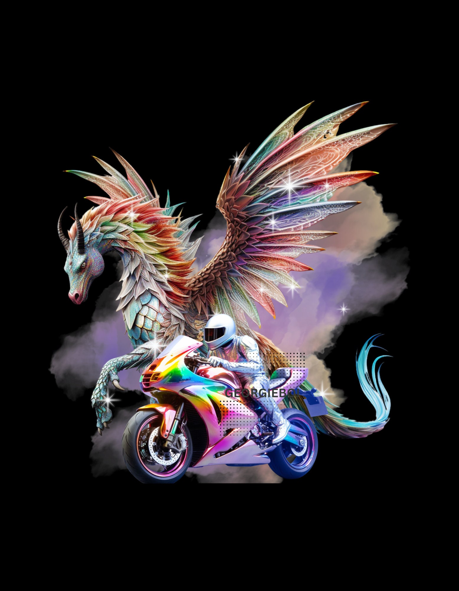 Uni-rider - (4) PNG Instant Download - Etsy