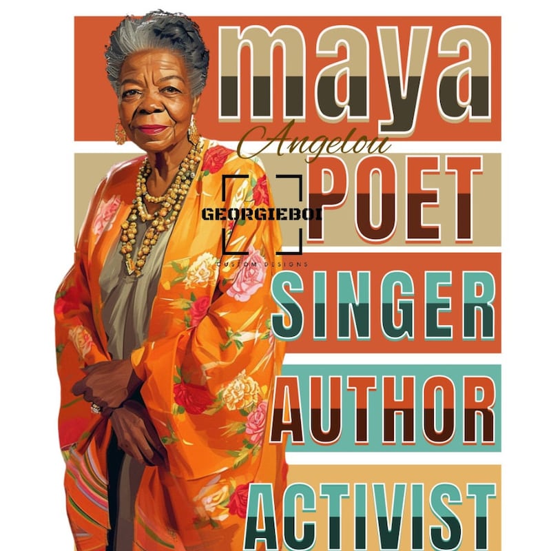 Maya Angelou Svg - Etsy
