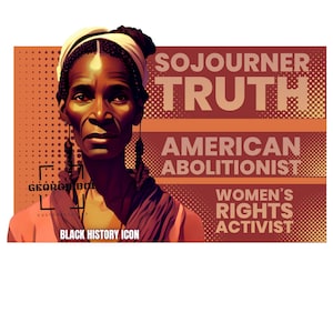Tributo a la verdad del Sojourner de la Historia Negra - Descarga instantánea PNG