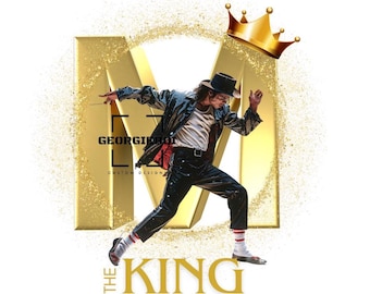 The King of Pop, Reimagined: Digital Magic for Every Creative Soul - Instant PNG Download