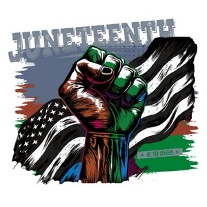 Célébration du 10 juin Freedom Fist Ver 59 - Téléchargements instantanés PNG