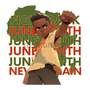 Célébration du 12 juin Freedom Fist - Téléchargements instantanés PNG