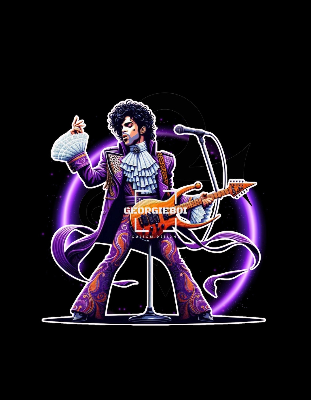 Prince the Artist R&B Icon Ver. 2 - Instant PNG Download - Etsy