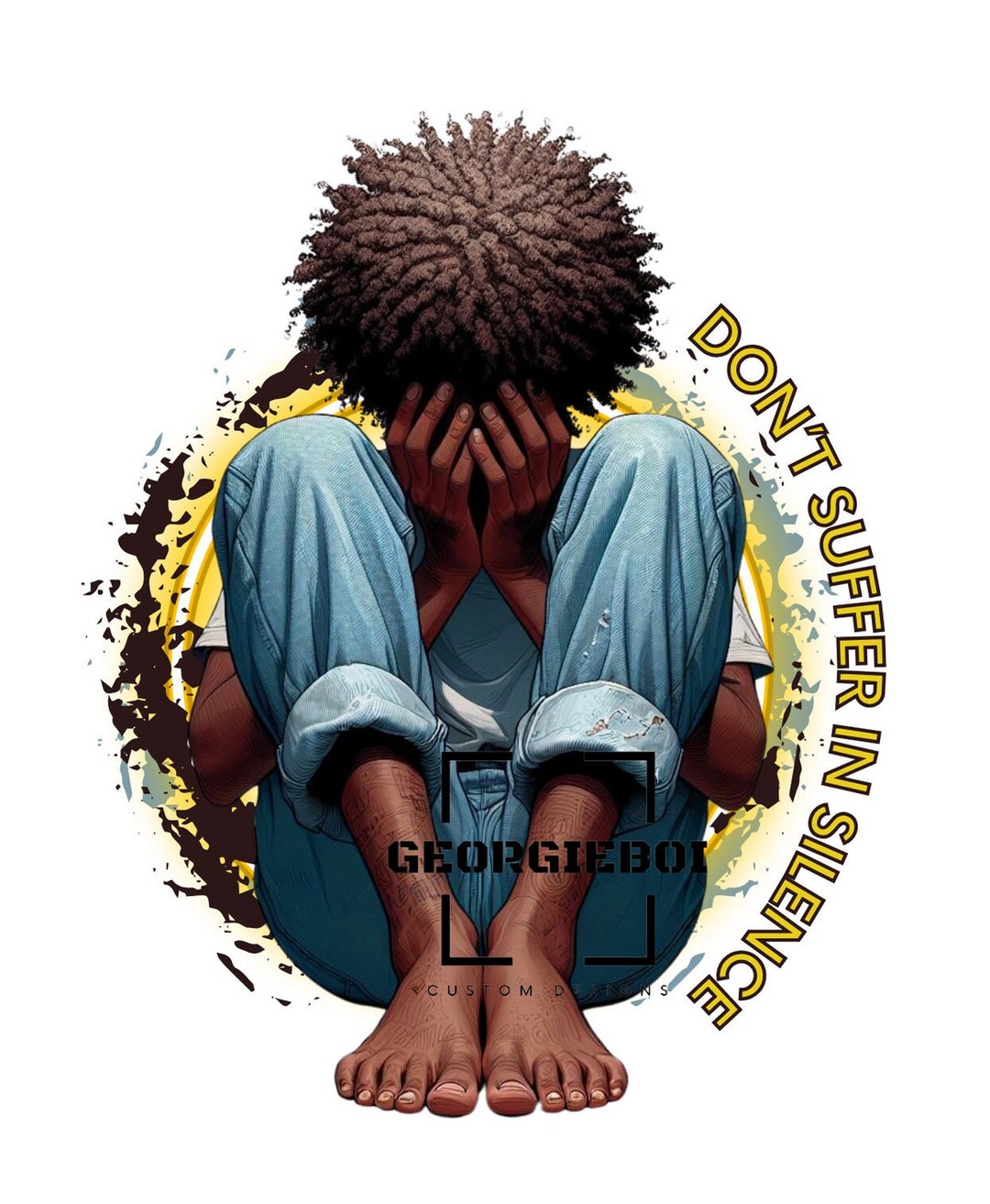 Don't Suffer in Silence - PNG Instant Download - Etsy