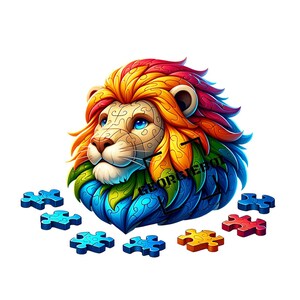 Autisme Bewustzijn Big Roar - Transparante PNG Instant Download