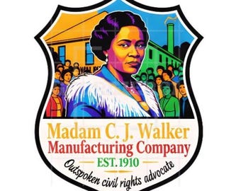 Black History Madam C. J. Walker Tribute Pack - 4 directe png-downloads