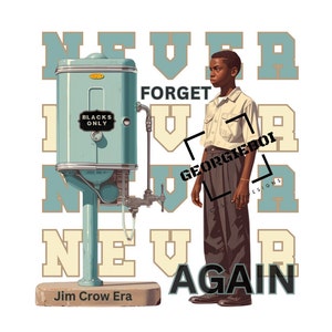 Nunca olvides nunca más JCE Black History Tribute - PNG Descarga instantánea