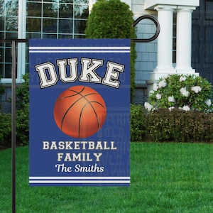 Duke Basketball Flag, Duke Family Sports, Duke Banner, Garden, Yard, Banner Flag, Basketball Fan Gift, Duke Gift, Gift For Duke, Sports Fan