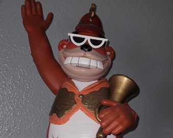 Bingo from the Banana Splits Custom Made 17" 3D Printed & Painted Statue