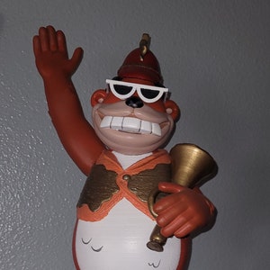 Bingo from the Banana Splits Custom Made 17" 3D Printed & Painted Statue