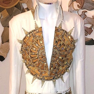 Elvis Presley Reproduction Sundial Jumpsuit and Belt As Worn On Stage