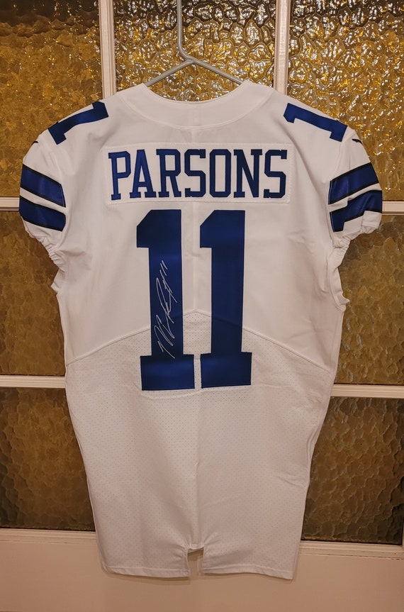 Micah Parsons Dallas Cowboys Autographed Framed White