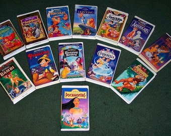 Walt Disney Classic VHS Movies- 20