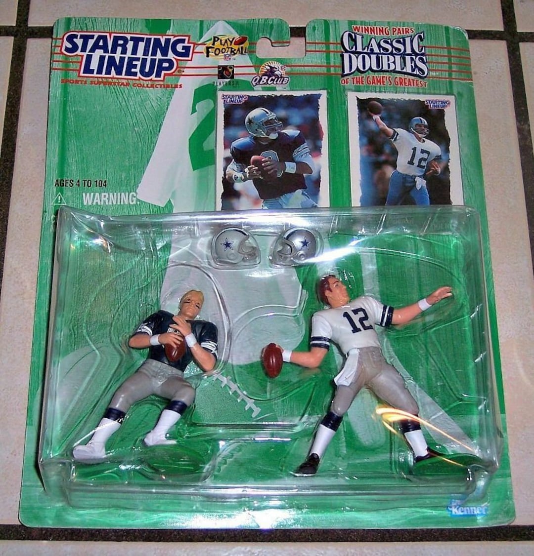 Dallas Cowboys Troy Aikman/roger Staubach Starting Line up