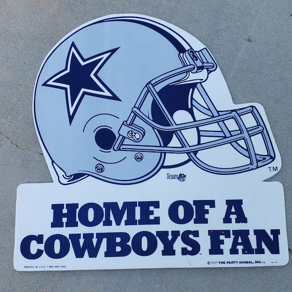 Dallas Cowboy Yard Signs Etsy