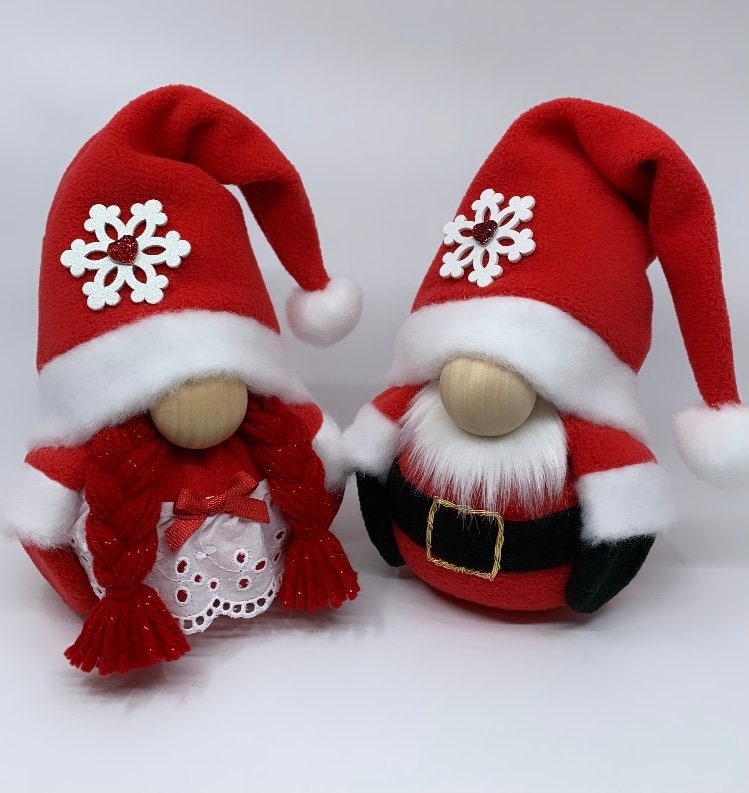 Santa and Mrs. Claus Couple - Etsy