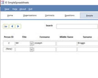 Contract Manager Access Databae/Template