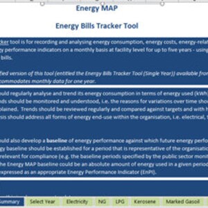 Excel-spreadsheet voor het bijhouden van energierekeningen
