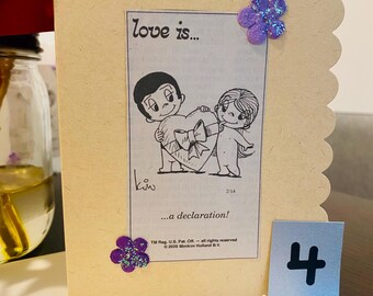 Love Is Kim Casali Original Comic Strips: Hand-crafted Cards