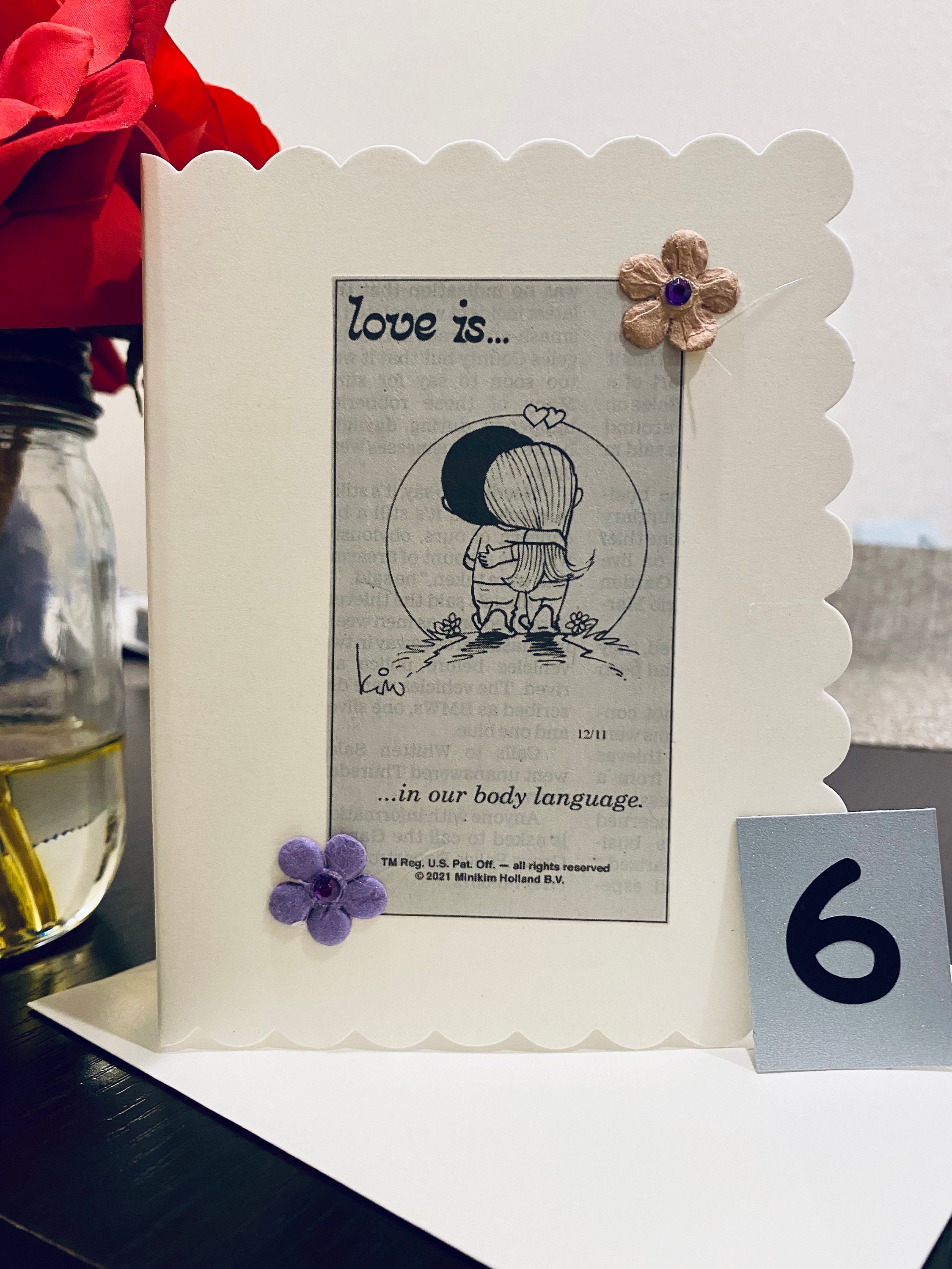 Love Is | Kim Casali| |original Comic Clips| Hand-crafted