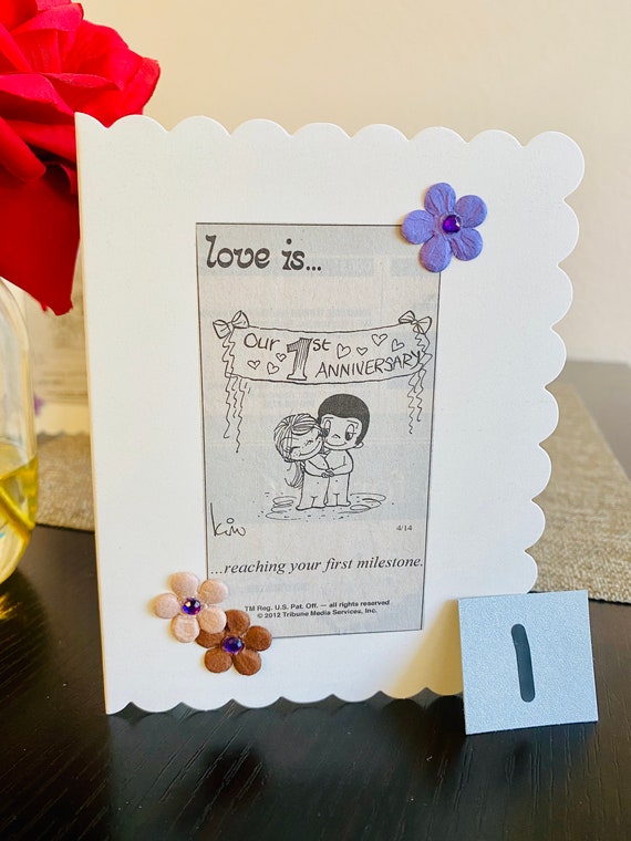 Love Is | Kim Casali| |original Comic Clips| Hand-crafted