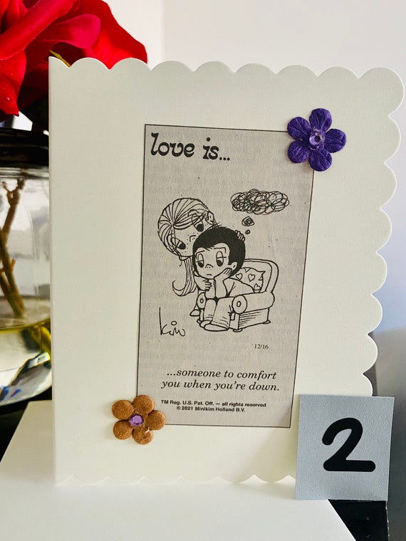 Love Is Kim Casali Original Comic Strips: Hand-crafted Cards