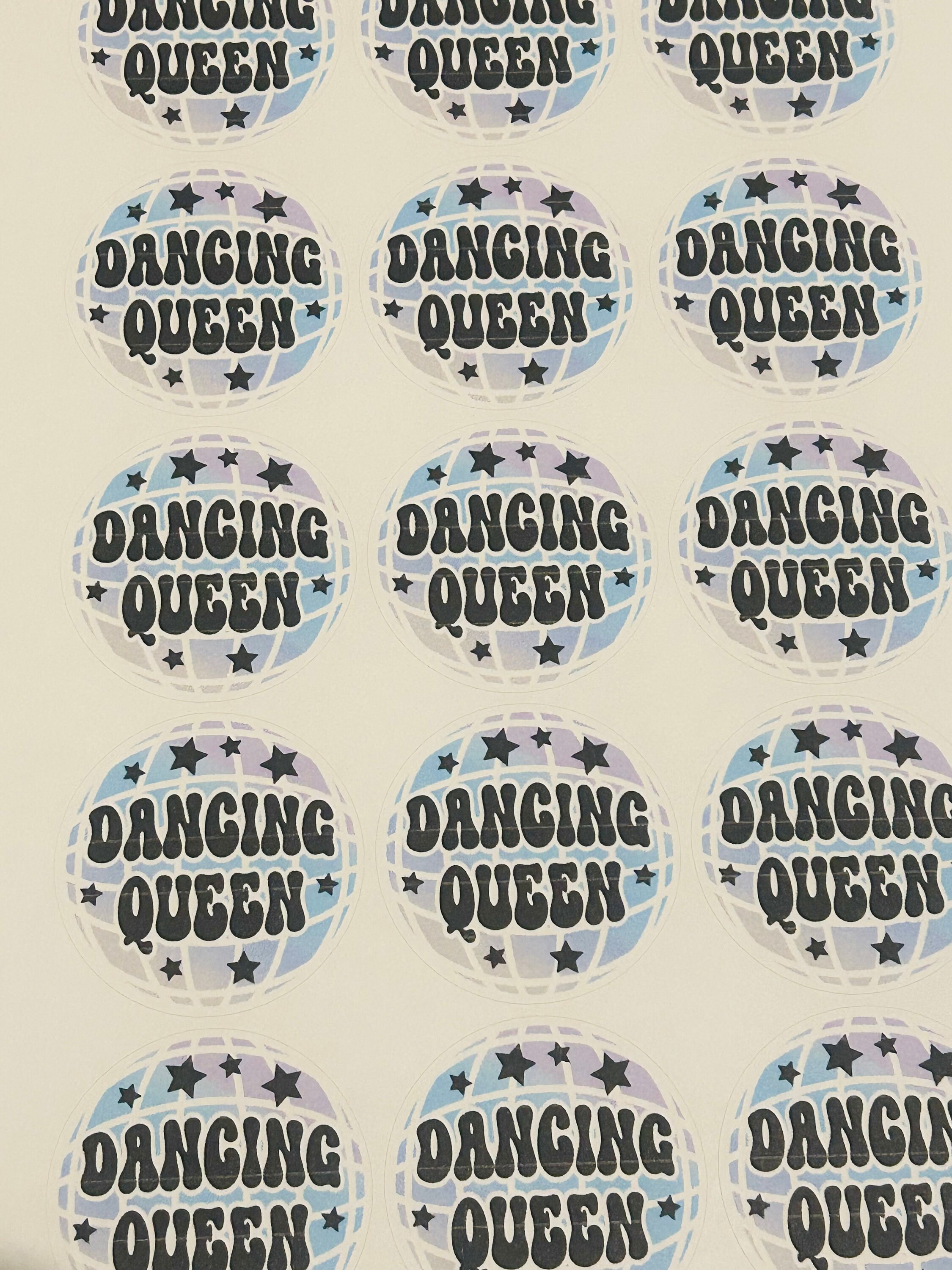 Dancing Queen Sticker Sheet - Etsy UK