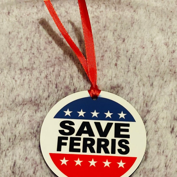 Save Ferris hanging decoration/tag