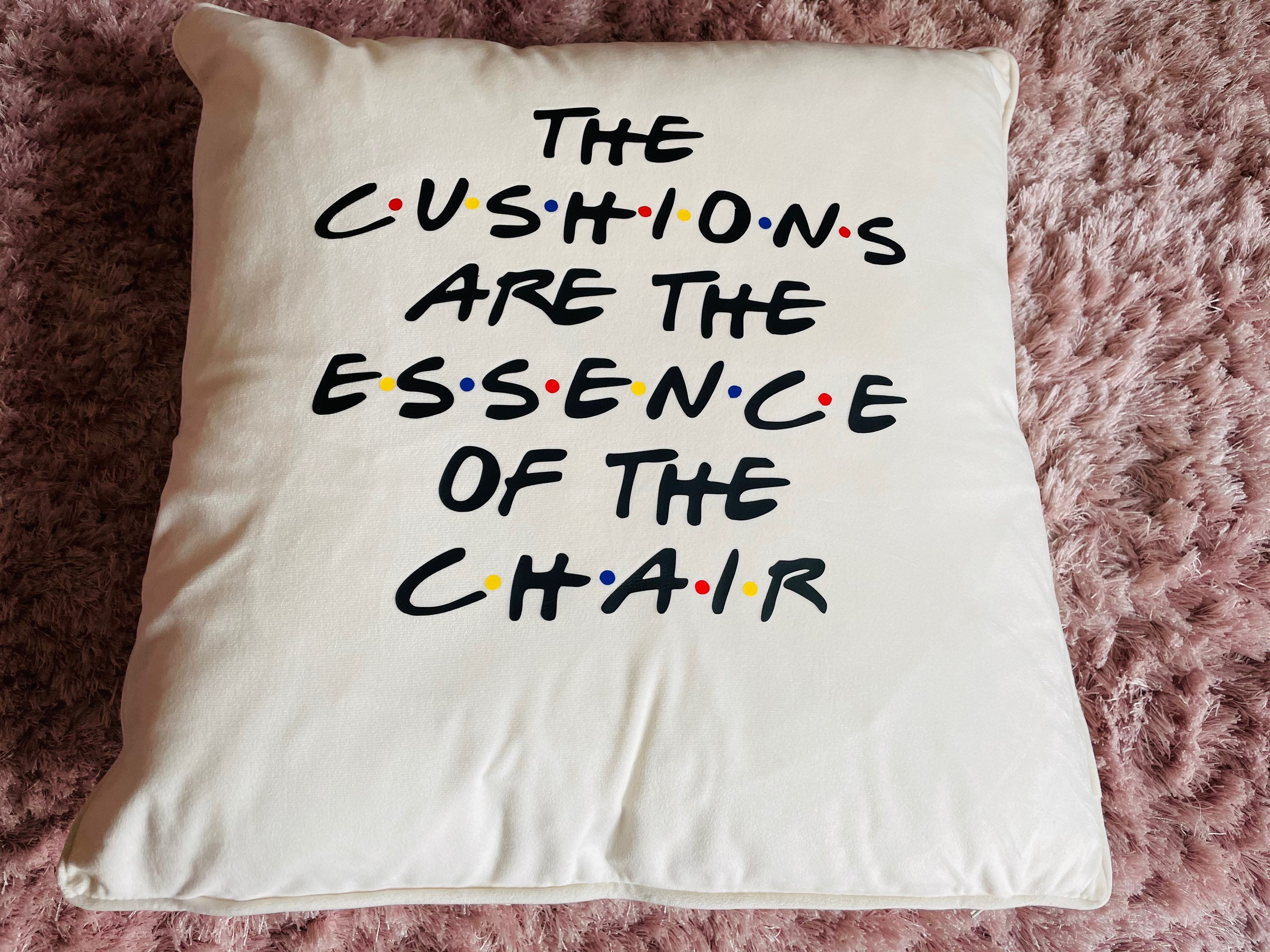 Friends cushion cushions are the essence of the chair Etsy