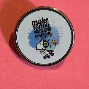 80s inspired pin badge