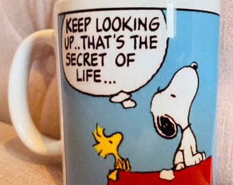 Snoopy Looking Up Etsy Uk