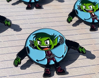 Beast Boy Bubble Boy Enamel Pin