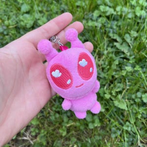 Pink Alien Plushie | Keychain