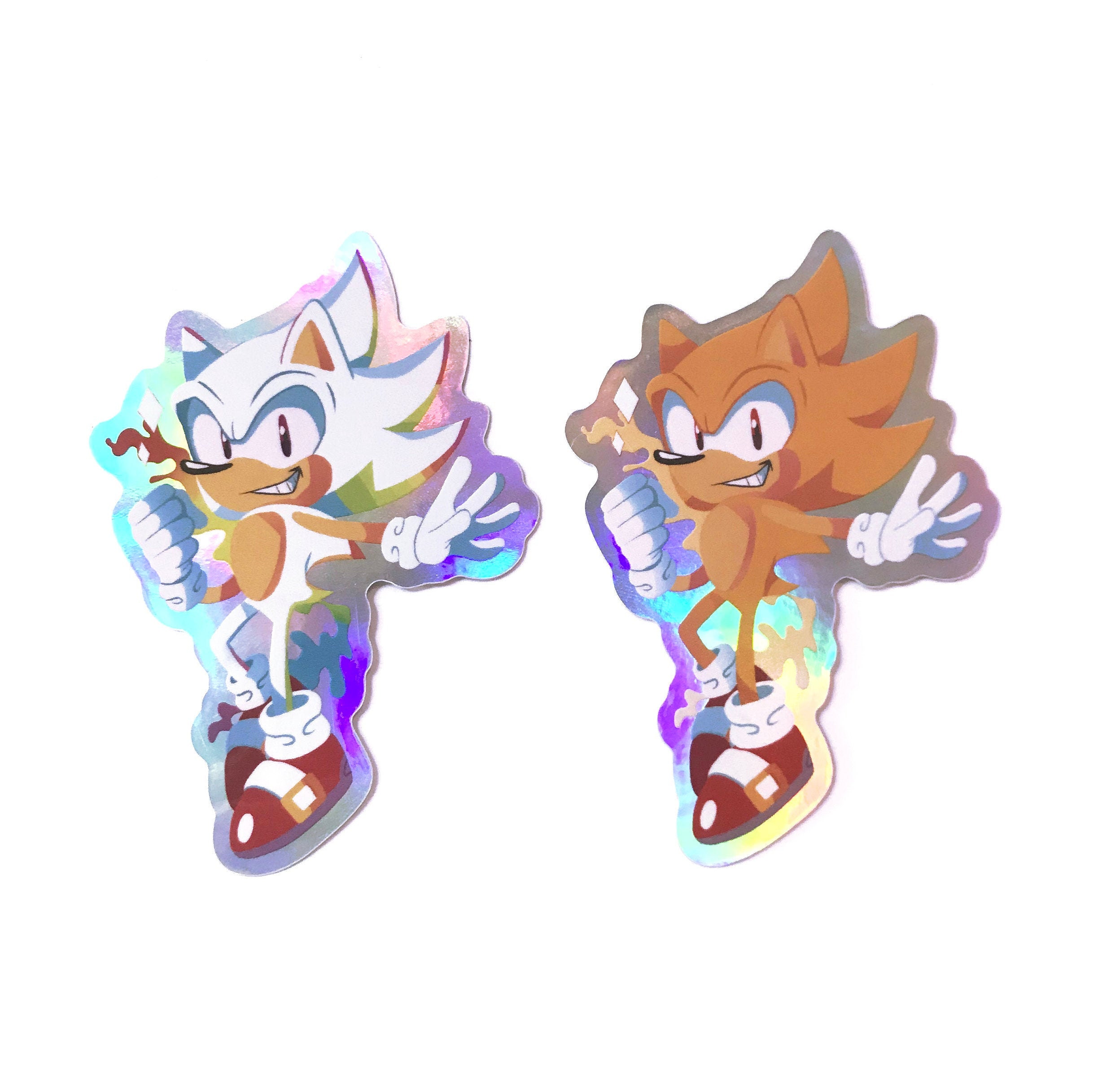 Hyper Super Tails Retro Cute Sticker