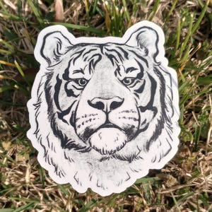 Tiger Sketch Sticker