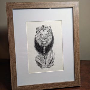 Original Lion Drawing