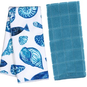 Toallas de cocina de verano Azul | Etsy