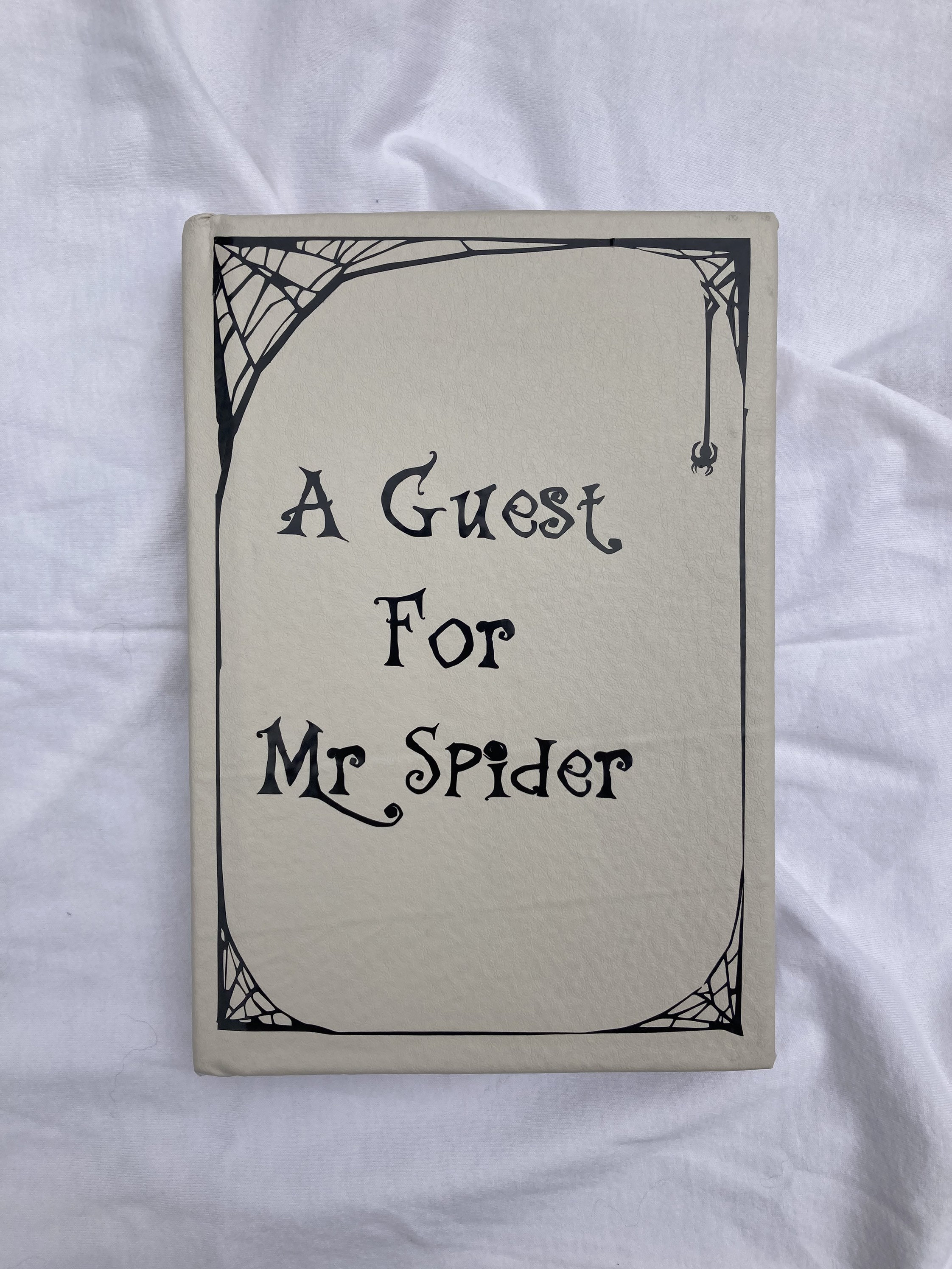 The Magnus Archives “A Guest For Mr. Spider” blank sketchbook