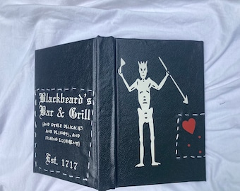Our Flag Means Death Blank Sketchbook- Blackbeard’s Bar and Grill/ ending flag themed