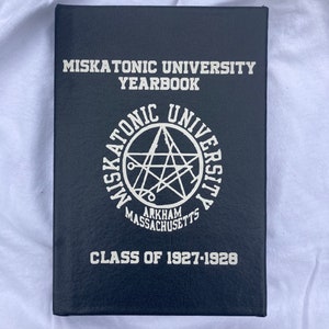 Miskatonic University school yearbook sketchbook lovecraft call of Cthulhu