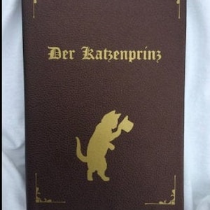Papel crítico "Der Katzenprinz" cuaderno de bocetos