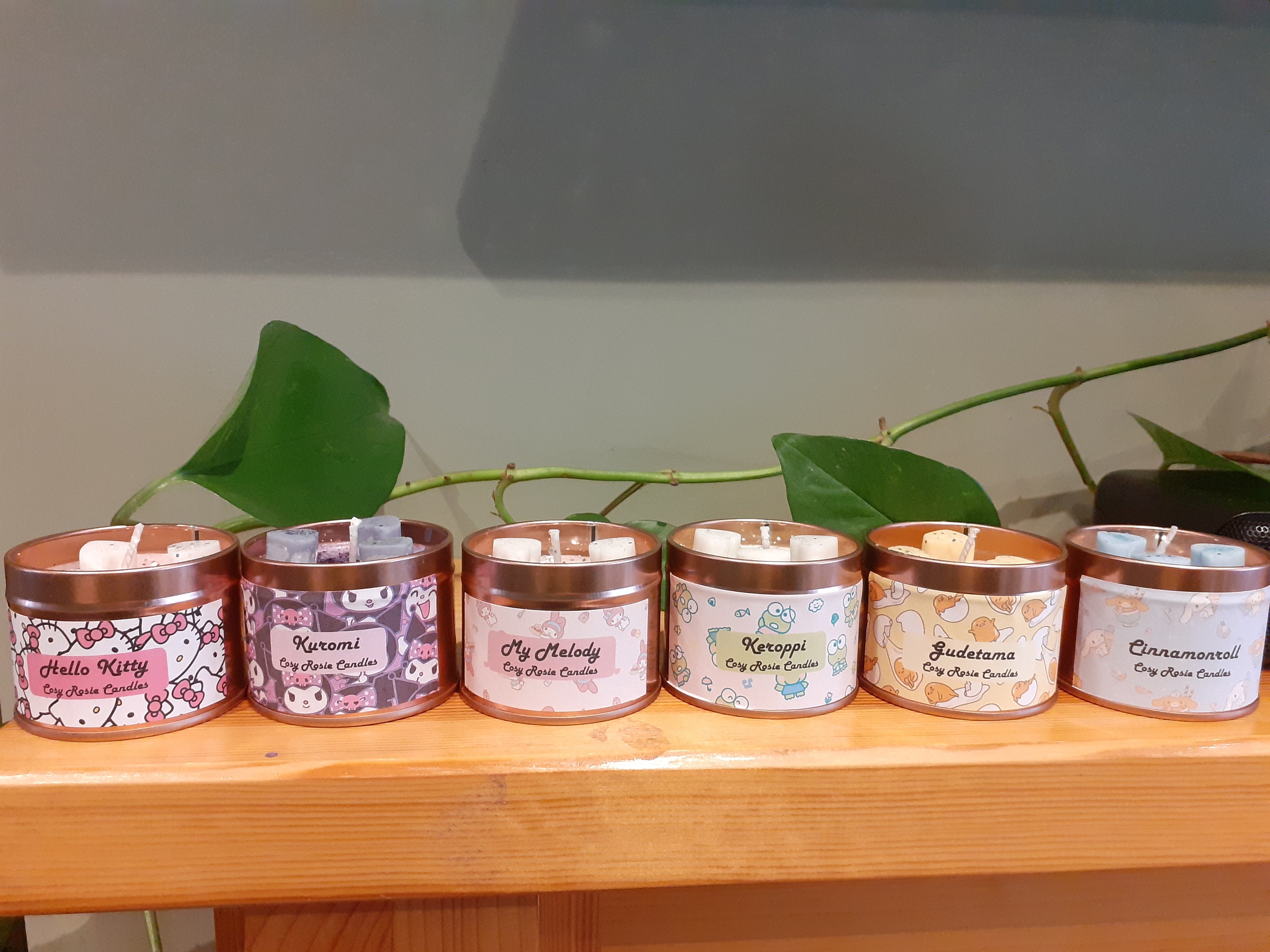 Sanrio Hello Kitty Candles Gifts Set Handmade Glitter Kuromi Etsy UK