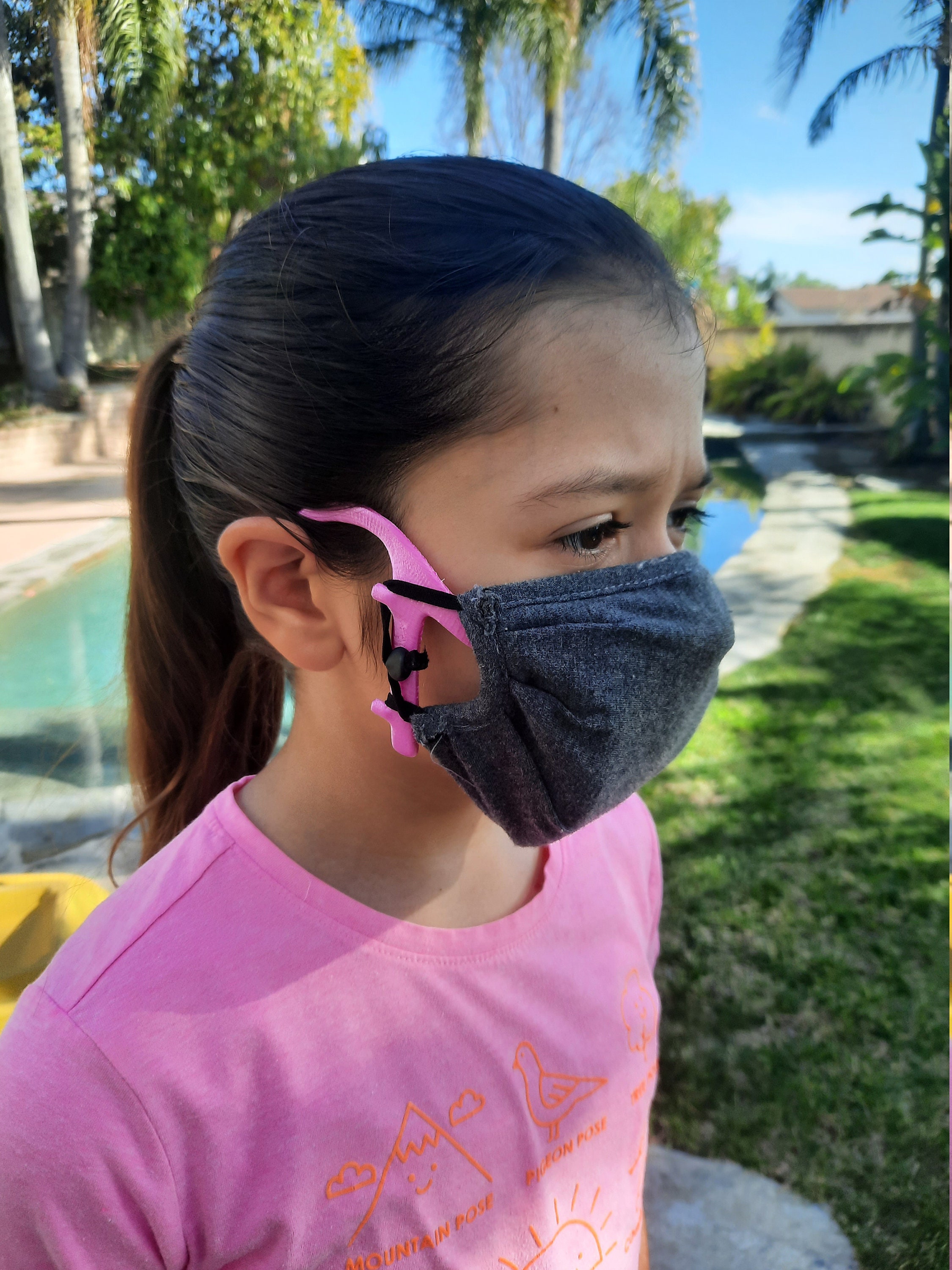 Custom Child Face Mask Frame Etsy