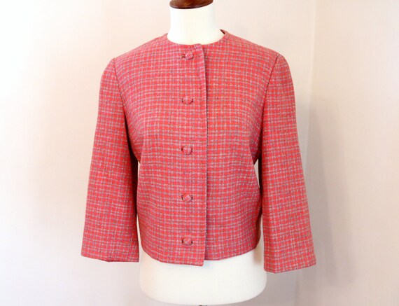 1960's Pendleton Red Plaid Wool Suit - image 2