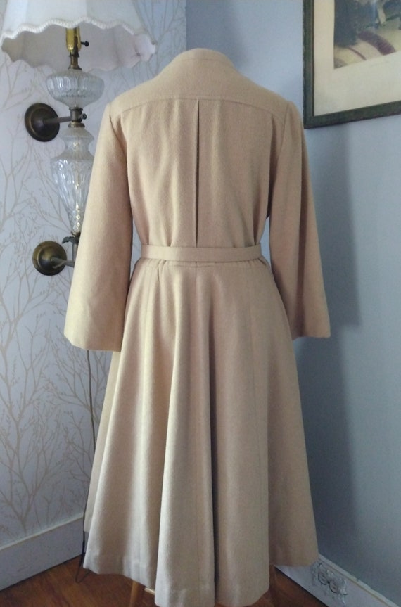 Camel Hair wool coat, Antique 1930's dress coat - image 2