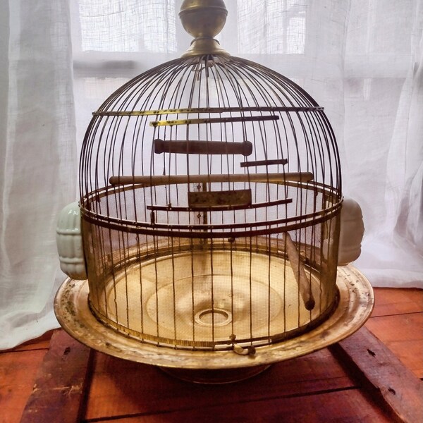 Antique Bird Cage Etsy